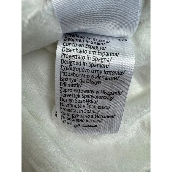 Mayoral Infant Girls White Textured Coat Faux Fur Collar Size 24M - Picture 5 of 16